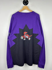 OVO X Mitchell & Ness NBA Toronto Raptors Black & Purple Long Sleeve
