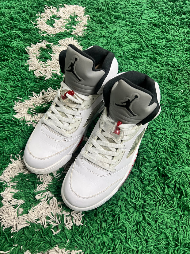 Jordan 5 x Supreme 2015 White