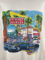 Vintage In N Out Burger White Tee