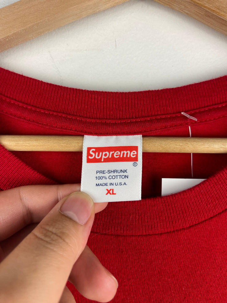 Supreme SS19 Riders Red Tee