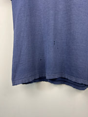 Vintage 90s Nike Mini Swoosh Thrashed Navy Tee
