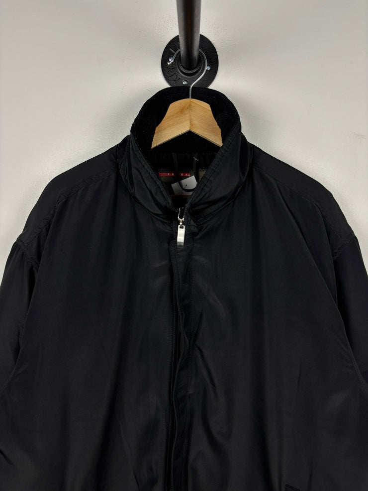 Prada Insulated Fleece Lined Black Jacket