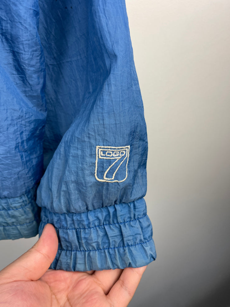 Vintage 90s NFL Logo 7 Indianapolis Colts Faded Blue Windbreaker