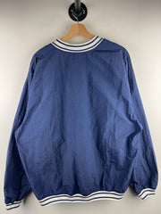 Vintage 90s Nike Mini Swoosh Navy Pullover Windbreaker