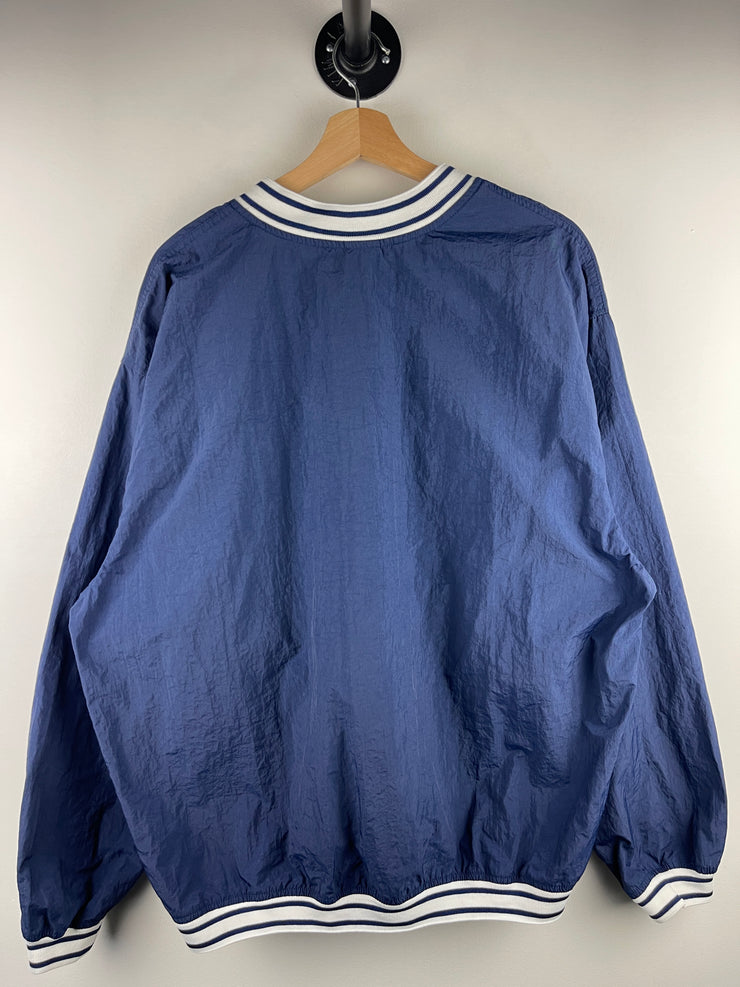 Vintage 90s Nike Mini Swoosh Navy Pullover Windbreaker