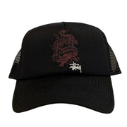 Stussy Dragon Black Trucker Hat