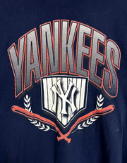 Vintage 90’s New York Yankees Big Logo Navy Tee
