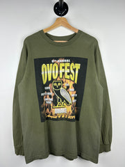 OVO Fest 2019 Green Long Sleeve Tee