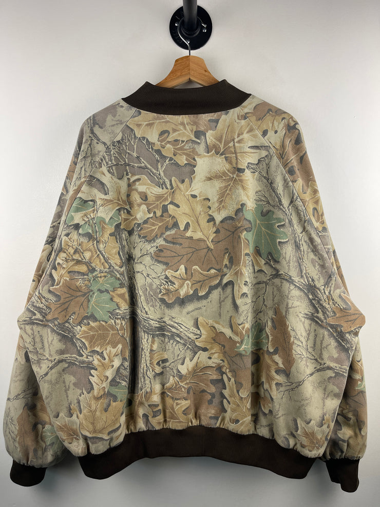 Vintage 90s Real Tree Camo Walmart Bomber Jacket