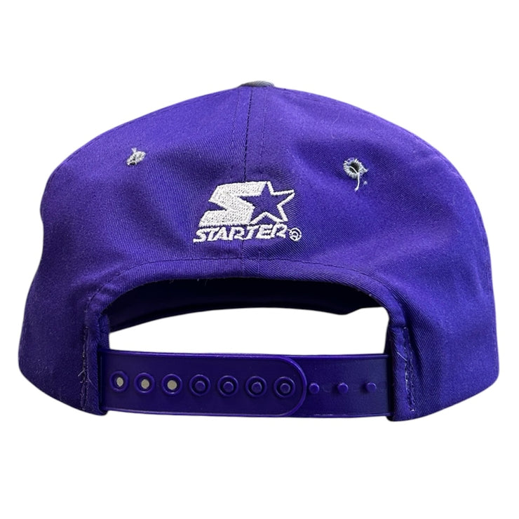 Vintage 90s Starter Western Mustangs London University Tailsweep Snapback Hat