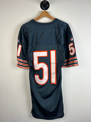 Vintage 90's Champion Chicago Bears Dick Butkus Pro Line Navy Jersey