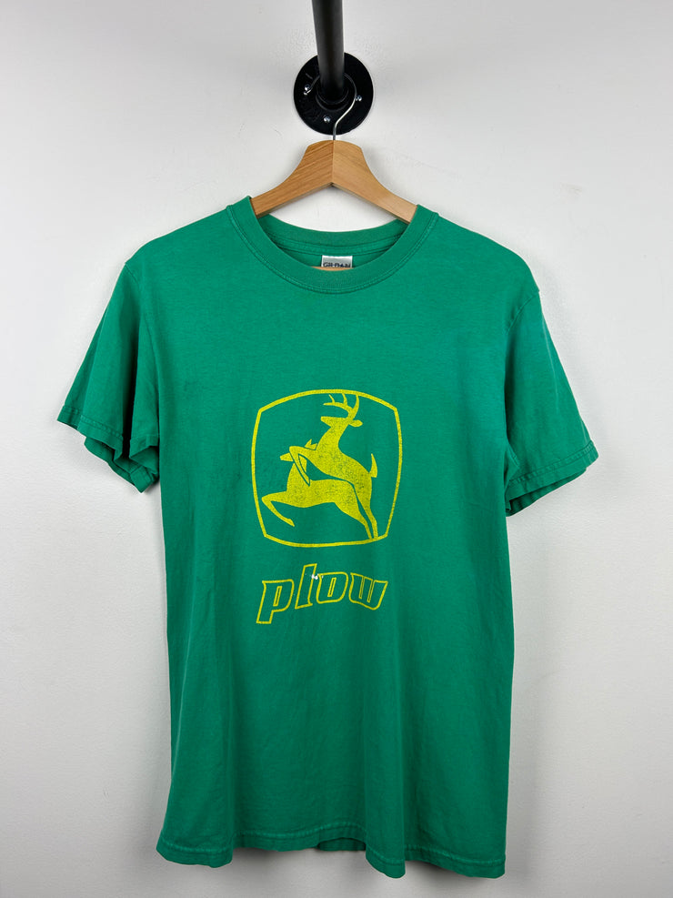 Vintage John Deere Plow Green Tee