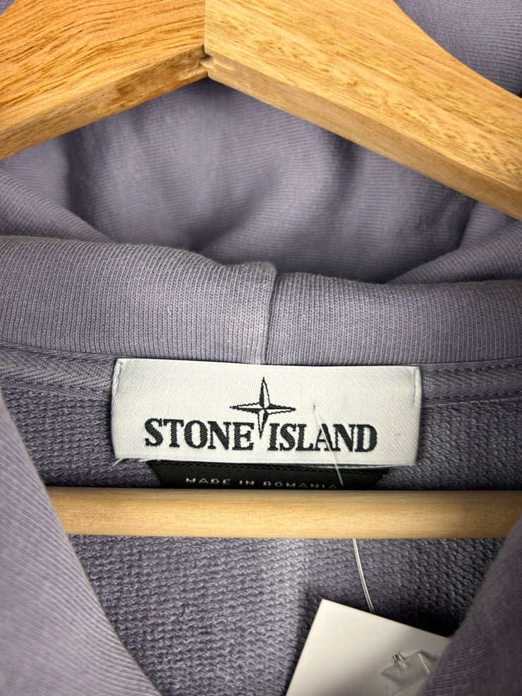 Stone Island Hand Brushed Grey Hoodie