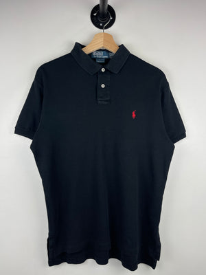 Vintage 90s Polo Ralph Lauren Black Polo Shirt