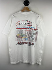 Vintage Nascar Dodge Dover International Speedway White Tee