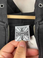 Vintage West Coast Choppers Long Beach Black Zip Up Hoodie
