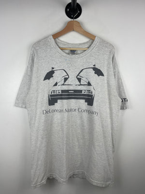 Vintage DeLorean Motor Company Staff Grey Tee