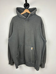 Vintage Carhartt Rain Defender Patch Grey Hoodie