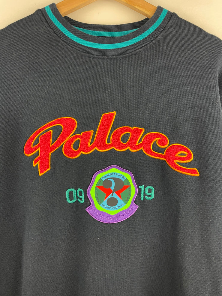 Palace FW19 Hi-Sport Navy Crewneck