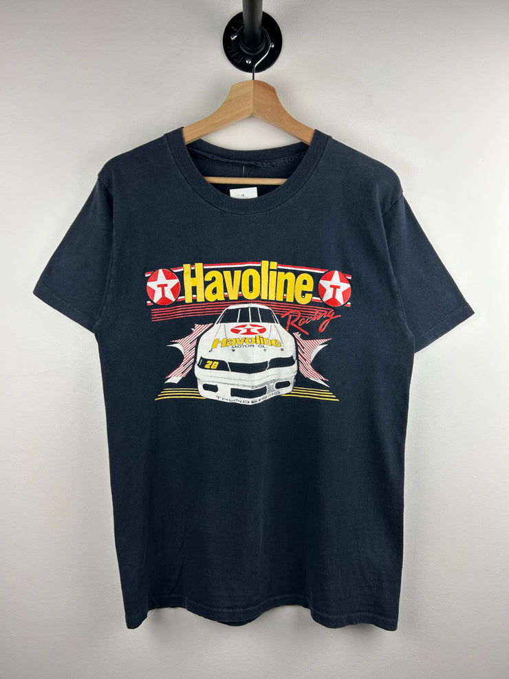 Vintage 80s Nascar Havoline Racing Black Tee