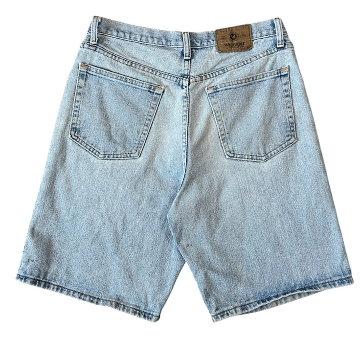 Vintage Wrangler Light Wash Blue Denim Shorts