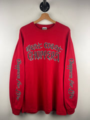 Vintage 2003 West Coast Choppers Choppers For Life Red Long Sleeve