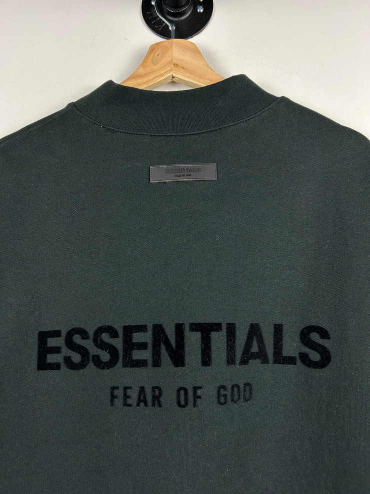 Fear Of God Stretch Limo Black Relaxed Crewneck