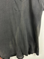Vintage 70s Stanfields Barn Bash Police Black Pocket Tee