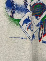 Vintage 1992 Toronto Blue Jays World Series Champions Grey Tee