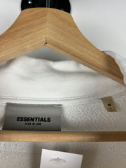 Fear Of God Essentials White Mockneck Crewneck
