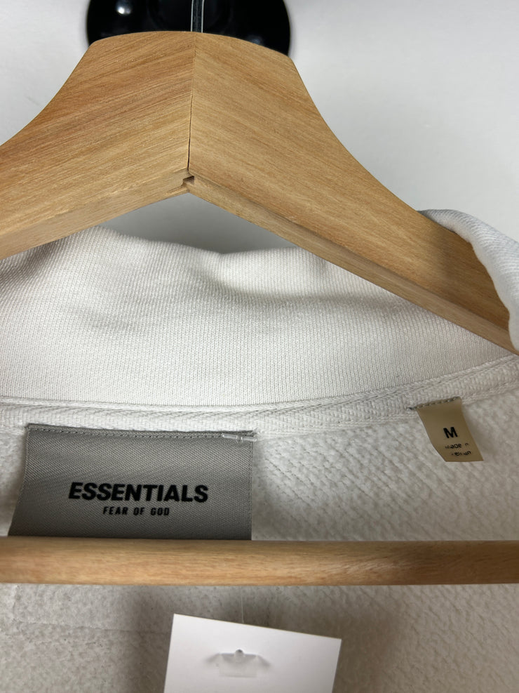 Fear Of God Essentials White Mockneck Crewneck