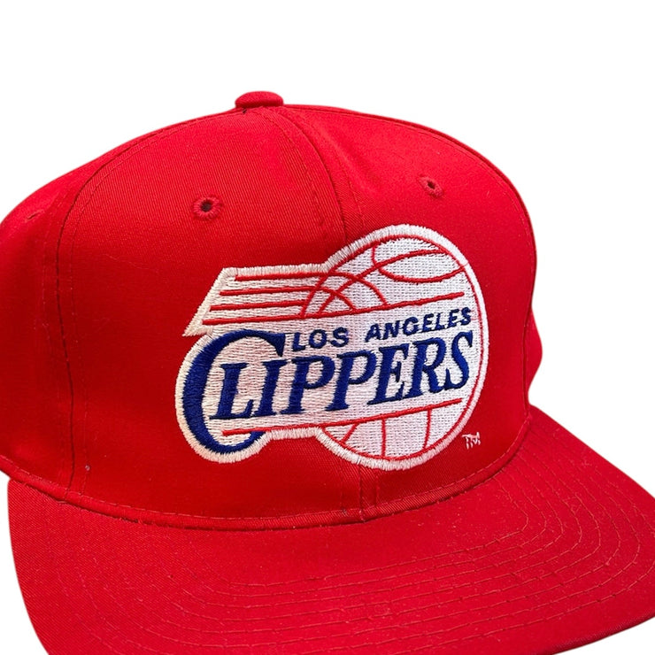 Vintage 90s NBA Starter Los Angeles Clippers Plain Logo Snapback Hat