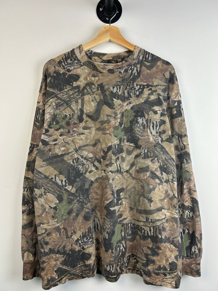 Vintage Jerzees Real Tree Camo Long Sleeve