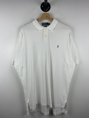 Vintage 90s Polo Ralph Lauren White Polo Shirt