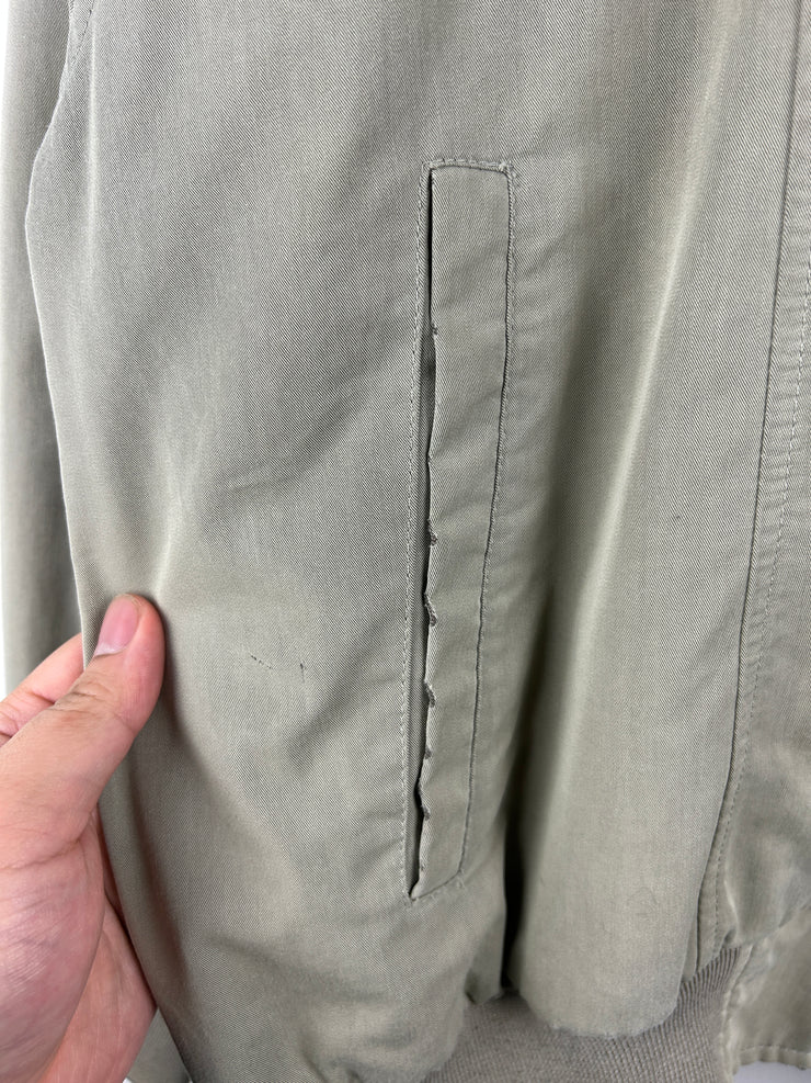 Vintage 90s Nike Golf Beige Bomber Jacket