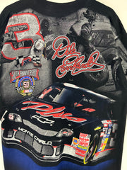 Vintage 1998 Nascar Dale Earnhardt 50th Anniversary AOP Black Tee