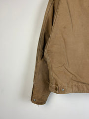 Vintage 70's Carhartt Detroit Blanket Lined Beige Jacket