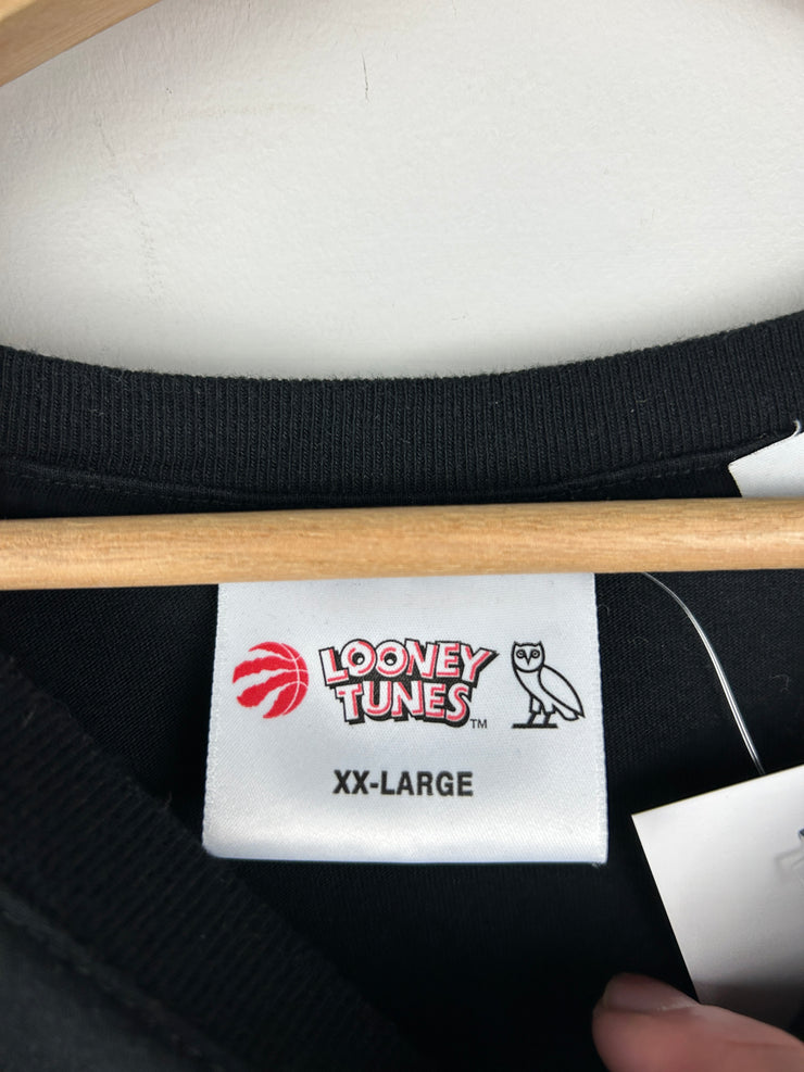 OVO Toronto Raptors Looney Tunes Owl Black Tee