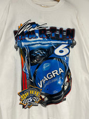 Vintage Nascar Mark Martin Viagra White Tee