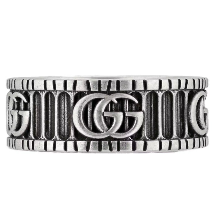 Gucci Double G Silver Ring