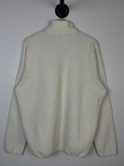 Dime Quarter Zip Cream Fleece Sweater