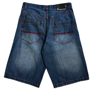 Vintage Y2K South Pole Embroidered Baggy Blue Denim Shorts