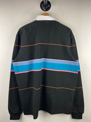 Noah Striped Black Rugby Long Sleeve