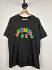 Vintage 90s Washington DC Art Black Tee
