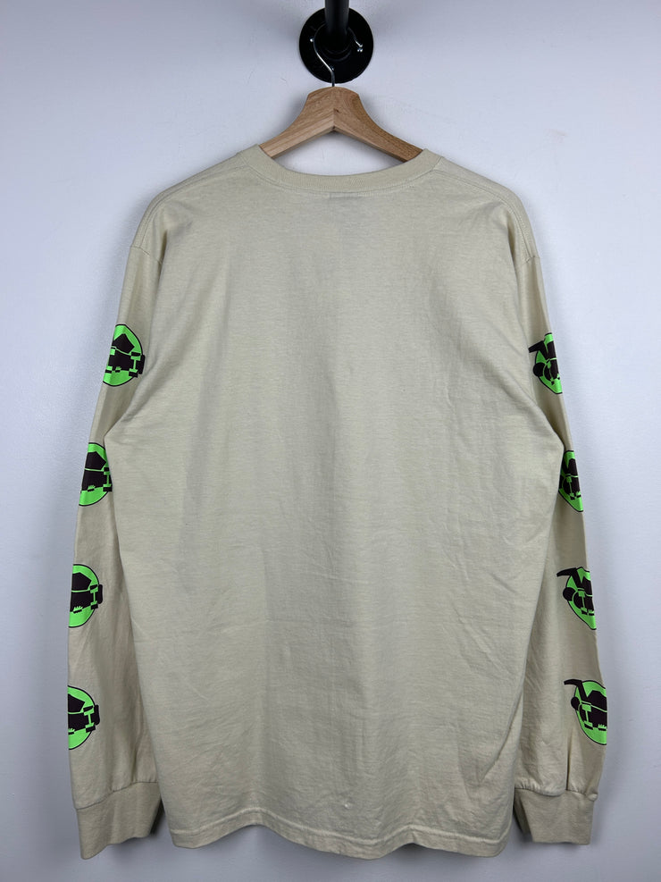 Stussy Skateboarding Cream Long Sleeve