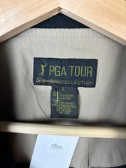 Vintage PGA Tour Golf Beige Pullover Windbreaker