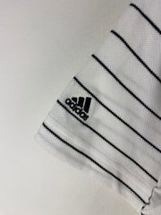 Vintage Adidas Golf White Striped Women’s Polo Shirt