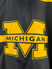 Vintage Steve & Barrys Michigan Wolverines Navy & Yellow Varsity Jacket