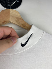 Vintage 90s Nike Golf Swoosh Mock Neck White Long Sleeve