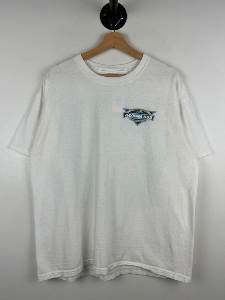 Vintage Nascar Daytona 500 White Tee